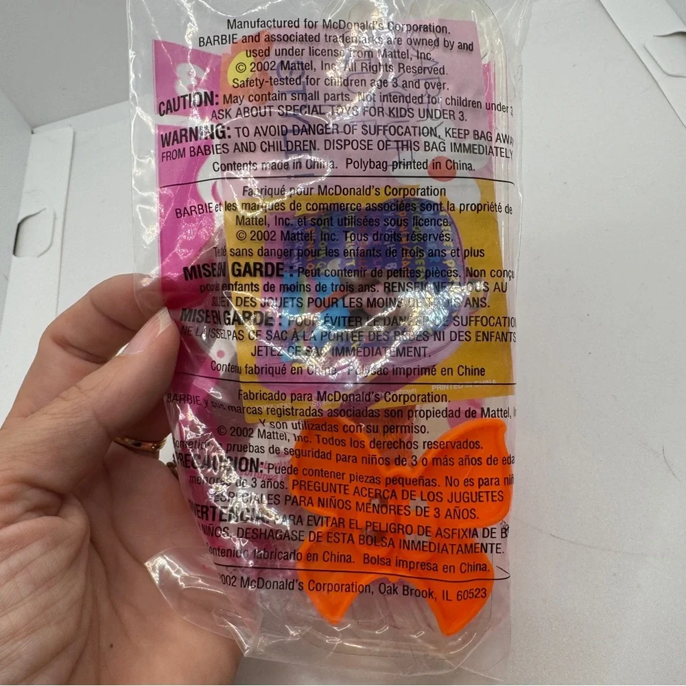 Vintage 2002 McDonalds Happy Meal Toy‎ Barbie Teresa Doll Butterfly
